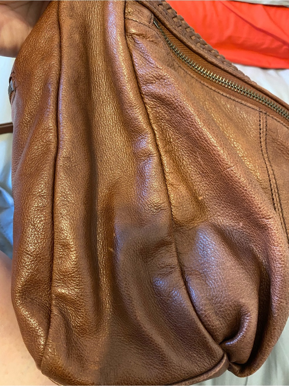 Woven Leather Shoulder Christopher Kon Bag in Brown - Picture 8 of 9
